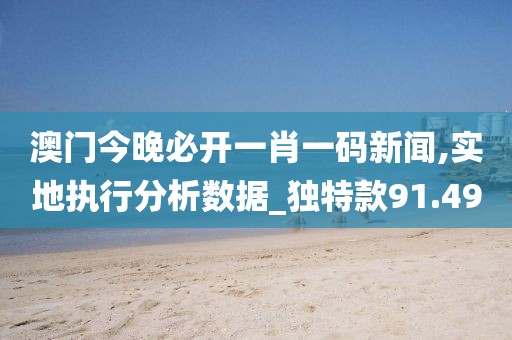 澳门今晚必开一肖一码新闻,实地执行分析数据_独特款91.49