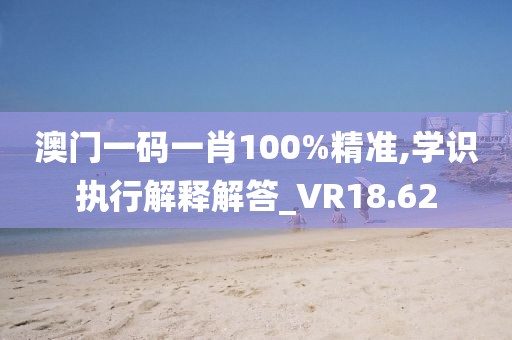 澳门一码一肖100%精准,学识执行解释解答_VR18.62