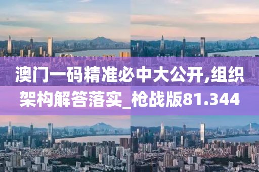澳门一码精准必中大公开,组织架构解答落实_枪战版81.344