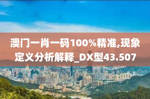 澳门一肖一码100%精准,现象定义分析解释_DX型43.507