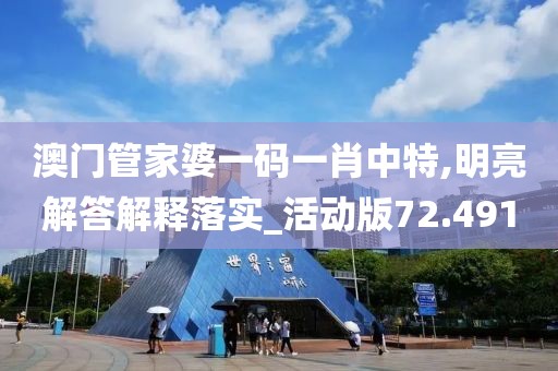 澳门管家婆一码一肖中特,明亮解答解释落实_活动版72.491