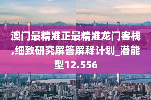 澳门最精准正最精准龙门客栈,细致研究解答解释计划_潜能型12.556