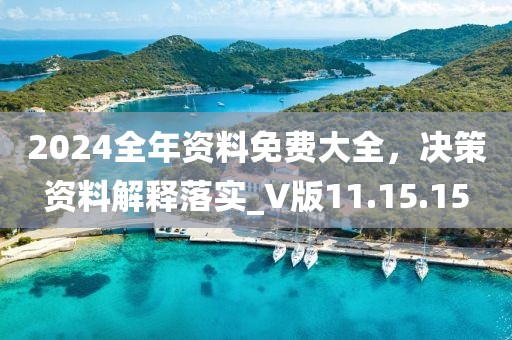 2024全年资料免费大全，决策资料解释落实_V版11.15.15