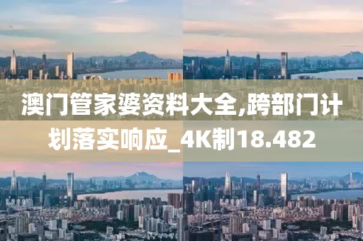 澳门管家婆资料大全,跨部门计划落实响应_4K制18.482