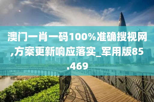 澳门一肖一码100%准确搜视网,方案更新响应落实_军用版85.469