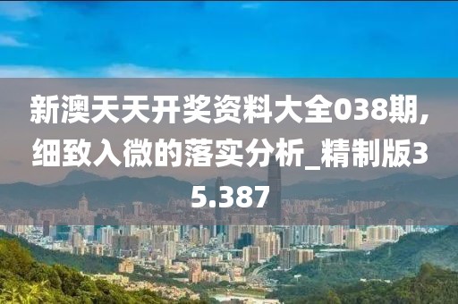 新澳天天开奖资料大全038期,细致入微的落实分析_精制版35.387