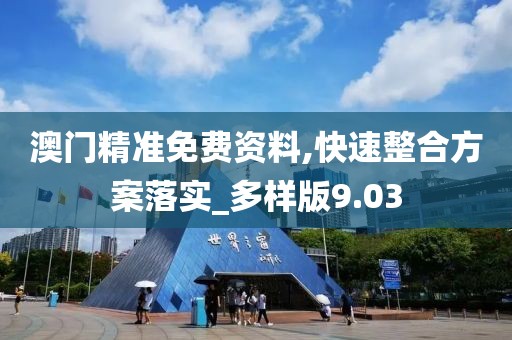 澳门精准免费资料,快速整合方案落实_多样版9.03