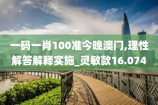 一码一肖100准今晚澳门,理性解答解释实施_灵敏款16.074