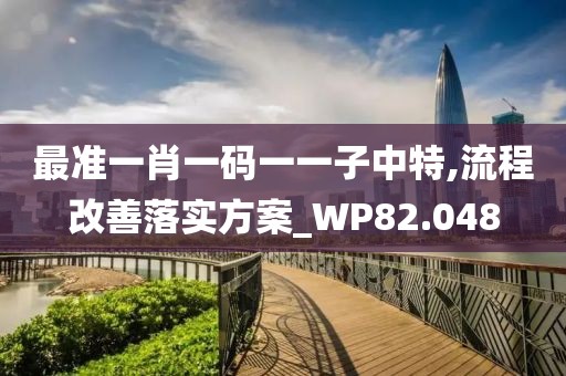 最准一肖一码一一子中特,流程改善落实方案_WP82.048