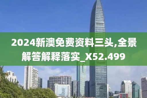2024新澳免费资料三头,全景解答解释落实_X52.499