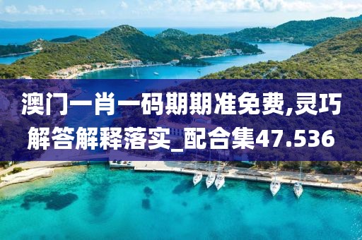澳门一肖一码期期准免费,灵巧解答解释落实_配合集47.536