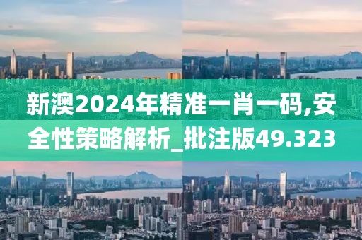 新澳2024年精准一肖一码,安全性策略解析_批注版49.323