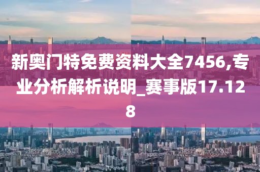 新奥门特免费资料大全7456,专业分析解析说明_赛事版17.128