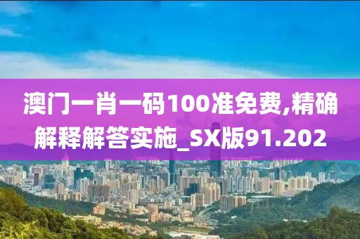 澳门一肖一码100准免费,精确解释解答实施_SX版91.202