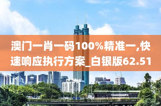澳门一肖一码100%精准一,快速响应执行方案_白银版62.51