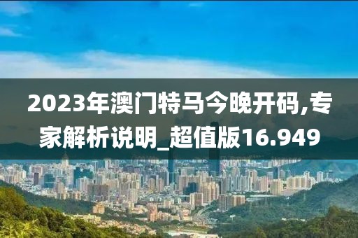 2023年澳门特马今晚开码,专家解析说明_超值版16.949