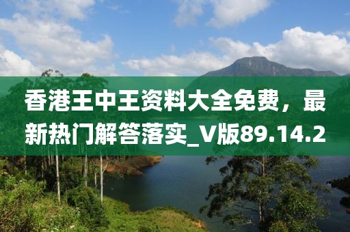 香港王中王资料大全免费，最新热门解答落实_V版89.14.2