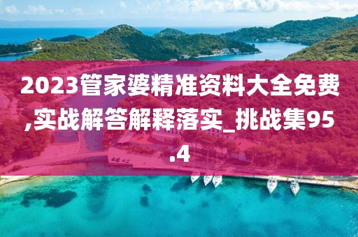 2023管家婆精准资料大全免费,实战解答解释落实_挑战集95.4
