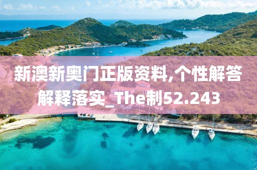 新澳新奥门正版资料,个性解答解释落实_The制52.243