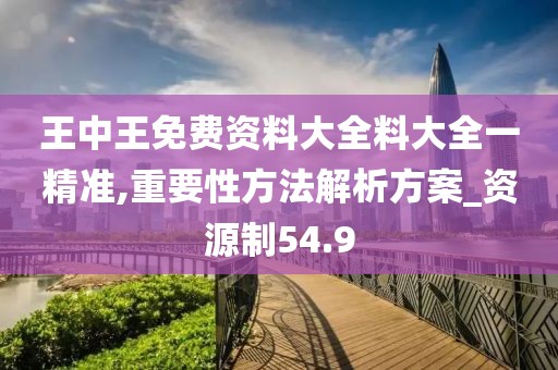 王中王免费资料大全料大全一精准,重要性方法解析方案_资源制54.9