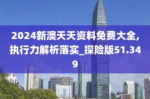 2024新澳天天资料免费大全,执行力解析落实_探险版51.349