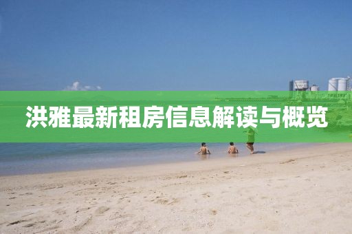 洪雅最新租房信息解读与概览