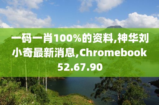 一码一肖100%的资料,神华刘小奇最新消息,Chromebook52.67.90