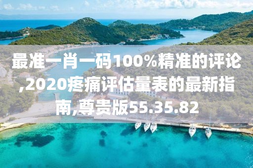 最准一肖一码100%精准的评论,2020疼痛评估量表的最新指南,尊贵版55.35.82