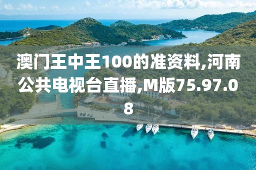澳门王中王100的准资料,河南公共电视台直播,M版75.97.08
