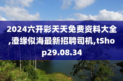 2024六开彩天天免费资料大全,澄缘似海最新招聘司机,tShop29.08.34