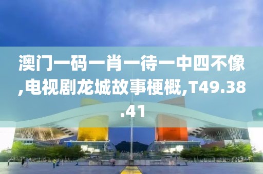 澳门一码一肖一待一中四不像,电视剧龙城故事梗概,T49.38.41