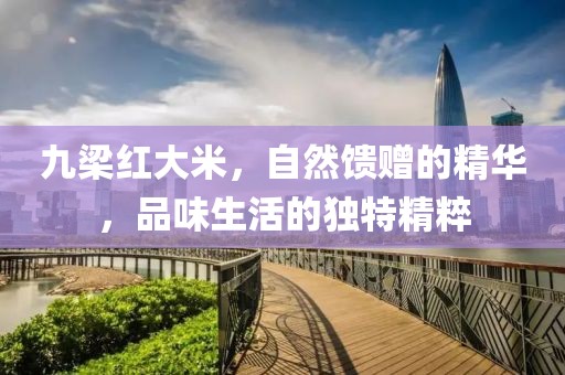 九梁红大米，自然馈赠的精华，品味生活的独特精粹
