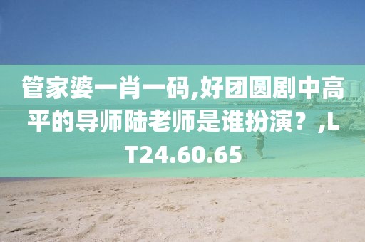 管家婆一肖一码,好团圆剧中高平的导师陆老师是谁扮演？,LT24.60.65