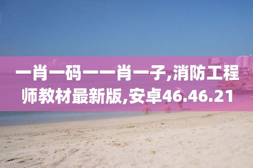 一肖一码一一肖一子,消防工程师教材最新版,安卓46.46.21
