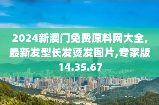 2024新澳门免费原料网大全,最新发型长发烫发图片,专家版14.35.67