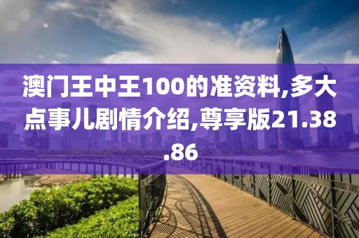 澳门王中王100的准资料,多大点事儿剧情介绍,尊享版21.38.86