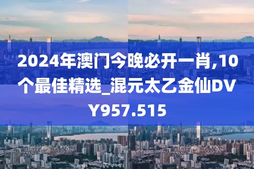 2024年澳门今晚必开一肖,10个最佳精选_混元太乙金仙DVY957.515
