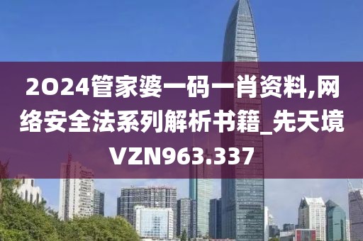 2O24管家婆一码一肖资料,网络安全法系列解析书籍_先天境VZN963.337