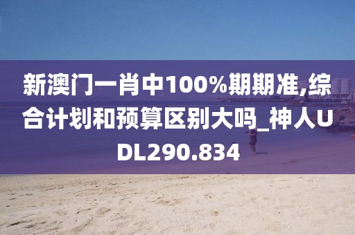新澳门一肖中100%期期准,综合计划和预算区别大吗_神人UDL290.834