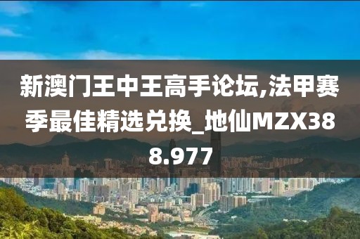 新澳门王中王高手论坛,法甲赛季最佳精选兑换_地仙MZX388.977