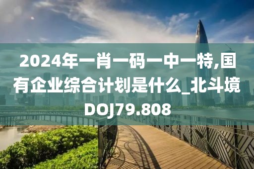 2024年一肖一码一中一特,国有企业综合计划是什么_北斗境DOJ79.808