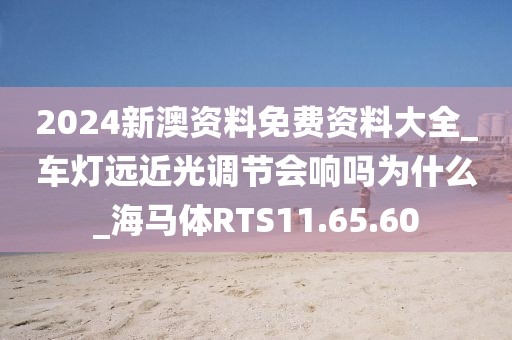 2024新澳资料免费资料大全_车灯远近光调节会响吗为什么_海马体RTS11.65.60