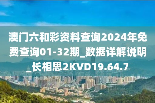 澳门六和彩资料查询2024年免费查询01-32期_数据详解说明_长相思2KVD19.64.7