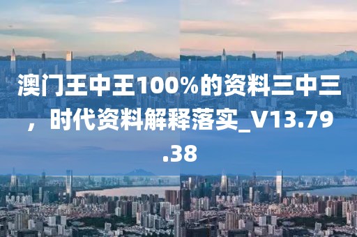 澳门王中王100%的资料三中三，时代资料解释落实_V13.79.38