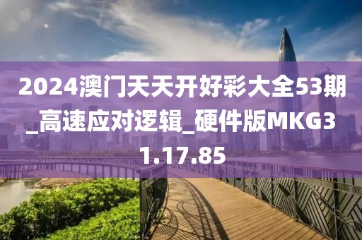 2024澳门天天开好彩大全53期_高速应对逻辑_硬件版MKG31.17.85