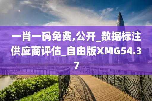 一肖一码免费,公开_数据标注供应商评估_自由版XMG54.37