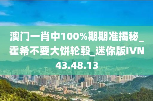 澳门一肖中100%期期准揭秘_霍希不要大饼轮毂_迷你版IVN43.48.13