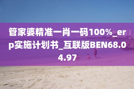 管家婆精准一肖一码100%_erp实施计划书_互联版BEN68.04.97