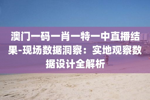 澳门一码一肖一特一中直播结果-现场数据洞察：实地观察数据设计全解析