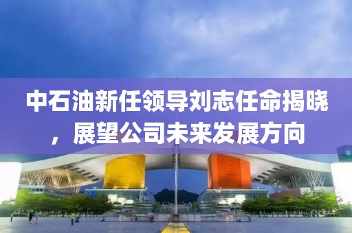 中石油新任领导刘志任命揭晓，展望公司未来发展方向